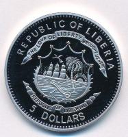 Libéria 2010. 5$ ezüstözött Cu "A történelem legnagyobb hadurai - Spartacus" részben multi...
