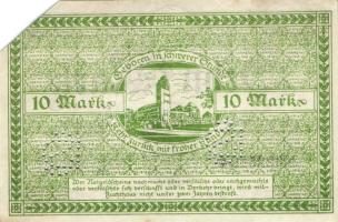 Német Birodalom/Császárság/Darmstadt 1918.10.1. 10M hivatalos érvénytelenítéssel T:I-