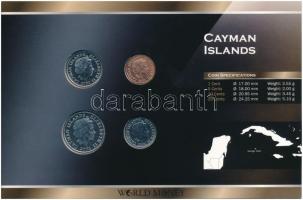 Kajmán-szigetek 2002. 1c - 25c, (4xklf) fémpénz "World Money" T:1 
Cayman Islands 2002. 1...