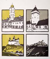 Székely András: Kós Károly. Bp., 1979, Corvina,(Offset-ny.), 12 p+12 t.. Kós Károly grafikai munkáss...
