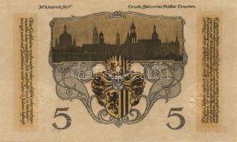 Német Birodalom/Császárság/Dresden 1918.11.1. 5M, 10M, 50M T:I,I-