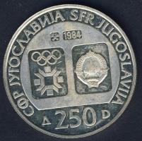 Jugoszlávia 1984. 250D Ag "Olimpia" T:PP k.