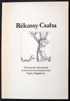 Rékassy Csaba. Supka Magdolna bevezető tanulmányával. Bp., 1981., Corvina, 1 (reprodukció) t.+3-10 p.+17 (Reprodukciók.) t. Kiadói papírkötés.