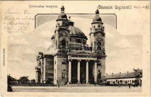 1903 Cegléd, Református templom. Sárik Gyula kiadása (fl)