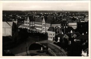 Debrecen, látkép, Református Főgimnázium. Méliusz könyvkereskedés kiadása