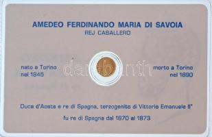 DN "I. Amádé" jelzetlen modern mini Au pénz, lezárt, eredeti műanyag tokban (0.333/10mm) T...