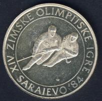 Jugoszlávia 1982. 100D Ag "Téli olimpia-jégkorong" T:PP k