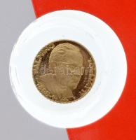 DN "Palmiro Togliatti" jelzetlen modern mini Au pénz, lezárt, eredeti műanyag tokban (0.33...