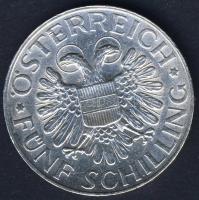 Ausztria 1934. 5Sch Ag "Madonna" T:3 ph
