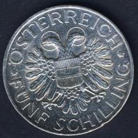 Ausztria 1935. 5Sch Ag "Madonna" T:3 ph