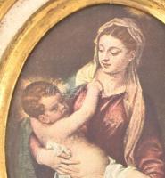 Díszes képkeret nyomattal, látható méret: 11x7,8 cm