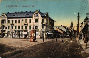 1918 Kaposvár, Széchenyi tér, Frank Béla üzlete (EK)