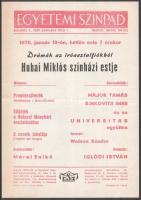 1964-1970 Hubay Miklós (1918-2011) Kossuth-díjas drámaíró, műfordító saját kézzel írt levele egy ism...
