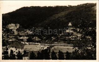 1941 Salgótarján, Újtelep, látkép, teniszpálya. Szőke Imre kiadása