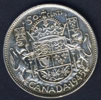 Kanada 1945. 50c Ag T:2/3+