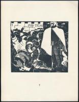 1936 Derkovits Gyula: 1514. 11 fametszet. Bálint György és Kállai Ernő előszavával.  Bp., 1936, Gond...