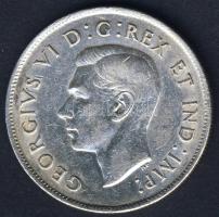 Kanada 1943. 50c Ag T:2/3+