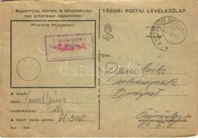 1944 Frontról küldi Jancsi. Magyarország kitartása és áldozatkészsége teszi győzelmessé fegyvereinke...