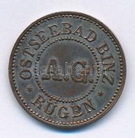 Német Birodalom / Rügen DN "Ostseebad Binz A.G. / III. Frigyes" Br zseton T:1-,2
German E...