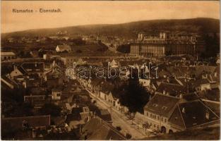 Kismarton, Eisenstadt; látkép, Esterházy kastély. Kern Victor kiadása / general view, castle