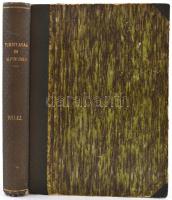 1911-12 Turistaság és Alpinizmus. II. évf. 1911-12. Szerk.: Dr. Vigyázó János. Fekete-fehér fotókkal. Korabeli reklámokkal. Félvászon-kötésben, kissé kopott borítóval és sérült gerinccel, első néhány oldal kissé foltos.Tulajdonosi névbejegyzéssel.