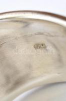 Ezüst(Ag) gyűrű, türkizzel, jelzett, méret: 56, bruttó: 13,34 g