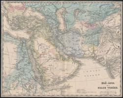 cca 1870 Elő-Ázsia és a Nílus vidéke. 20x25 cm. Körülvágva. Jó állapotú.
