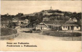Pidkamin, Podkamien; general view, village. Verlag Nathan Rismak (fl)