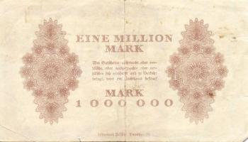 Német Birodalom/Weimari Köztársaság/ Dresden-Neustadt 1923.8.14. 1000.000M (3x) klf széria T:II,II/I...