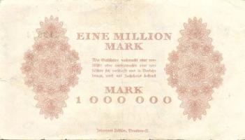 Német Birodalom/Weimari Köztársaság/ Dresden-Neustadt 1923.8.14. 1000.000M (3x) klf széria T:II,II/I...