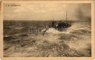 1916 SM Hochseeboot / WWI Austro-Hungarian Navy, K.u.K. Kriegsmarine, torpedo boat. Phot. Alois Beer. Verlag F. W. Schrinner + K.u.K. Marinefeldpostamt Pola K.u.K. Kriegsmarine SMS ZRÍNYI (EK)