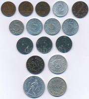 Ausztria 16xklf érmetétel T:2-3 Austria 16xdiff coin lot C:XF-F