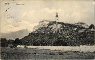 1909 Nyitra, Nitra; Püspöki vár. Huszár István kiadása / bishops castle (EK)