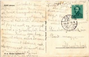 1939 Rahó, Rachov, Rahiv, Rakhiv; látkép. Feig Bernát kiadása / general view + kétnyelvű bélyegző / ...