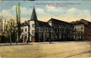 1916 Budapest VIII. Mária Dorothea Egyesület, Magyar Tanítónők Otthona javára. Orczy út 6. (EK)