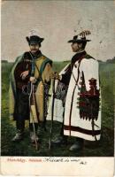 1906 Hortobágy, gulyások, magyar folklór. D.T.C.L. Ser. 271. 9. (EK)