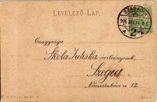 1906 Hortobágy, gulyások, magyar folklór. D.T.C.L. Ser. 271. 9. (EK)