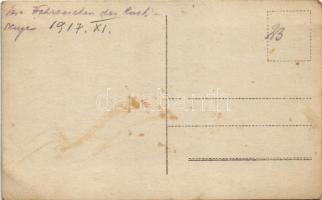 1917 Die Wahrzeichen das Rückzuge / WWI Austro-Hungarian K.u.K. military, signs of withdrawal. photo