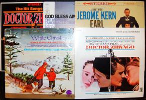 5 db amerikai bakelit lemez benne Doktor Zsivágó