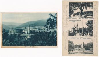 Budapest II. Máriaremete - 4 régi képeslappal / 4 pre-1945 postcards