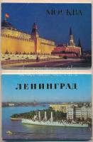2 db MODERN orosz képeslapsorozat: Moszkva és Szentpétervár (Leningrad) / 2 modern postcard series: Moscow and (Saint Petersburg)