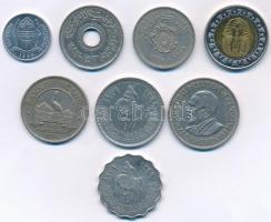 8db-os vegyes, afrikai érmetétel (Egyiptom, Kenya, Uganda, Botswana, Líbia) T:1--2-
8pcs of mixed, ...
