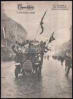1918. november 7. Az Érdekes Újság VI. évfolyamának 44. száma, benne - többek között - Révész és Bíró képriportja a virágos forradalom napjairól, 32p
