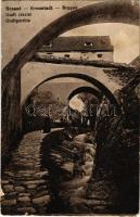 1915 Brassó, Kronstadt, Brasov; Várkert sétány / Graft / Aleea Dupa ziduri / castle promenade (Rb)