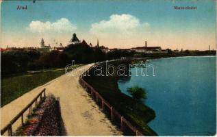 1916 Arad, Maros részlet / Mures riverbank