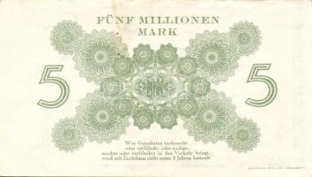 Német Birodalom/Weimari Köztársaság/Freital 1923.8.25. 5000.000M T:II