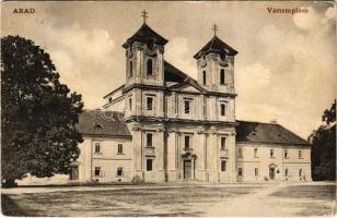 1909 Arad, Vártemplom, ferences templom a várban, kórház / castle church, hospital (EK)