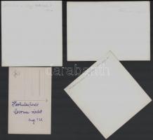 cca 1943 előtt készült, 6 db erdélyi vonatkozású vintage fotó, négy feliratozva, 18x24 cm és 13,8x8,...