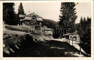 1942 Hargitafürdő, Hargita-fürdő, Harghita-Bai; Sólyom villa és a kápolna / villa, chapel (EK)