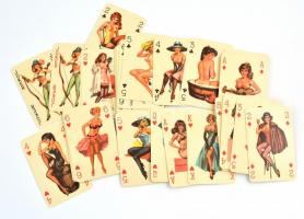 1965 Pin-up kártya Lengyel Sándor grafikájával / deck of cards